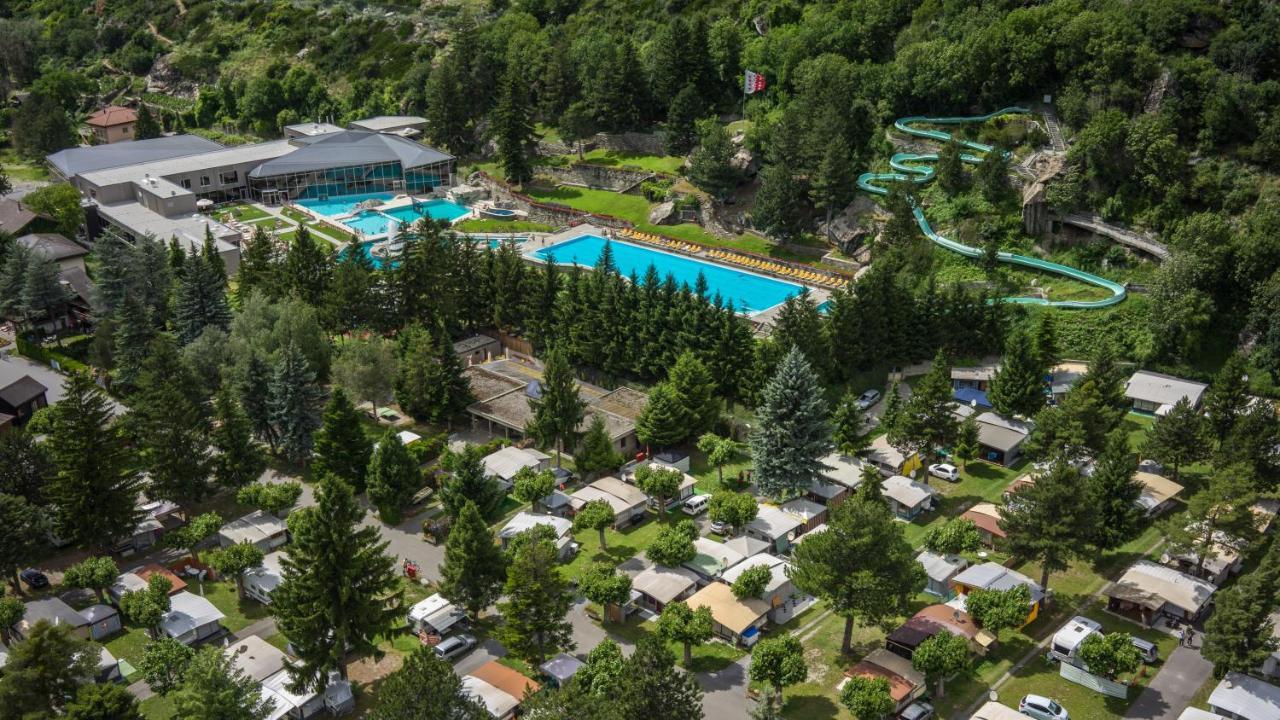 Camping/ Thermalbad Brigerbad Mit Bed & Breakfast Экстерьер фото